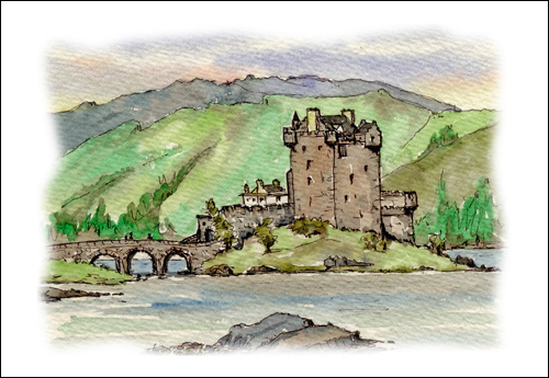 Eilann Donan Castle and Loch Duich