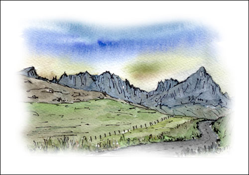 String Road, Arran
