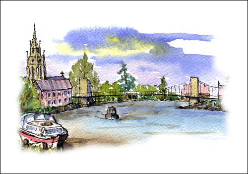 River Thames at Marlow, Buckinghamshire