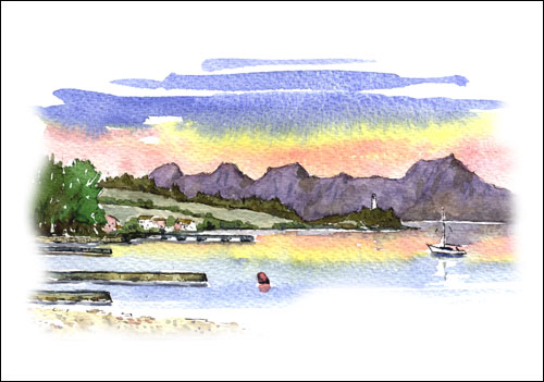 View from Port de Pollenca, Majorca, Spain