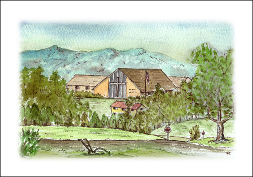 View from Dyer Circle, Greeneville, Tennessee, USA