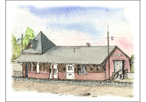 Greenville Rail Station, Tennessee, USA