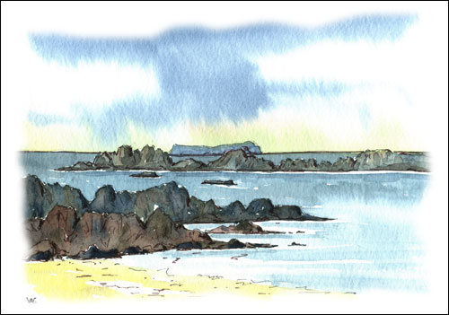 Isle of Staffa from Iona