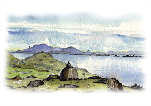 North Skye from Shiant Isles