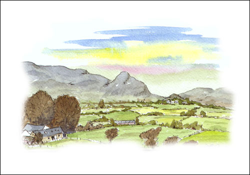 View of Campsie Fells from near Killearn, Stirlingshire