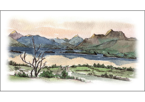 Ben Lomond from Duncryne, Gartocharn